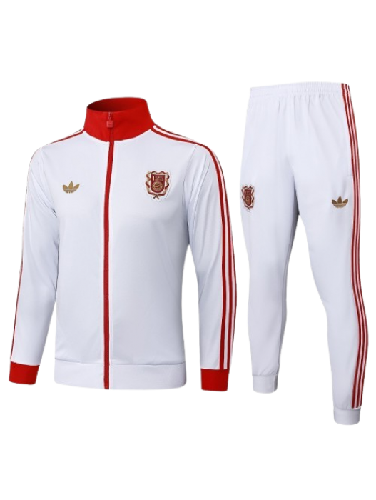BAYERN MUNICH KIDS WHITE 125 YEARS JACKET SUIT 2025/2026