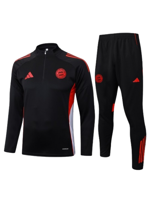 BAYERN MUNICH BLACK TRACKSUIT 2025/2026