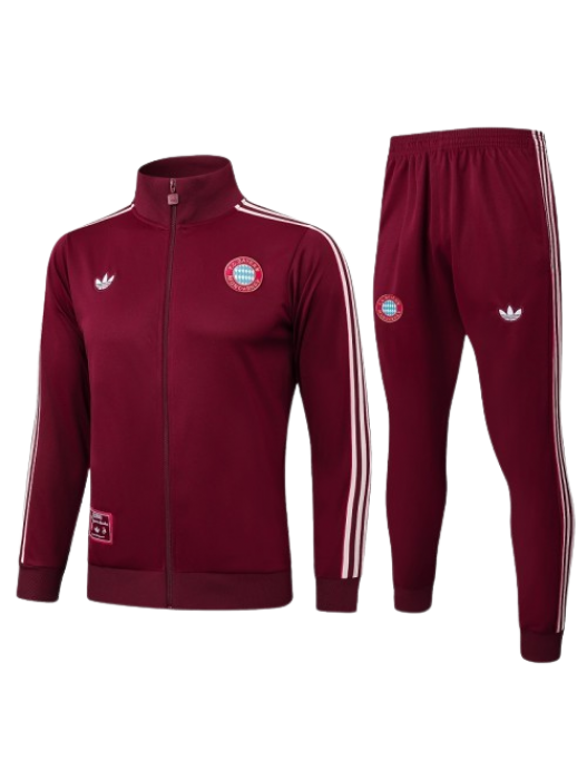 BAYERN MUNICH DARK RED JACKET SUIT 2025/2026