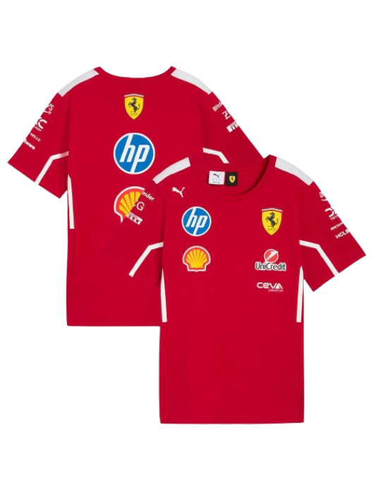 F1 SCUDERIA FERRARI 2025 TEAM T-SHIRT