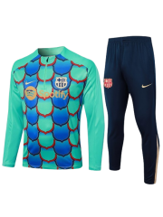 BARCELONA GREEN TRACKSUITS 2024/2025 - PLAYER