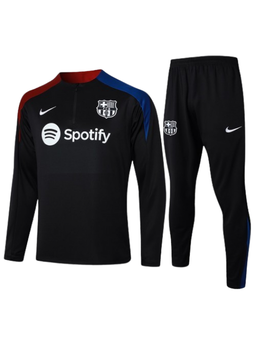 BARCELONA BLACK TRACKSUITS 2024/2025