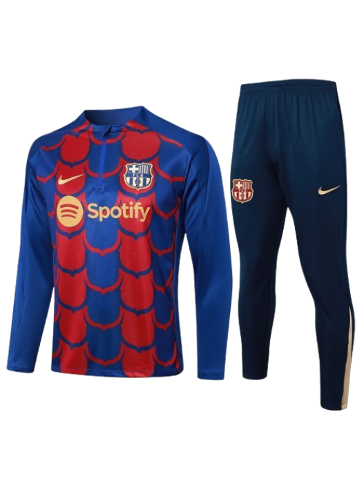 BARCELONA RED TRACKSUITS 2024/2025 - PLAYER
