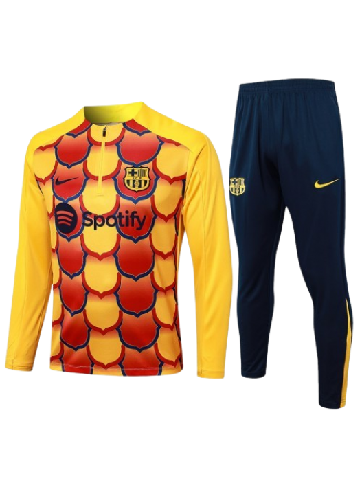 BARCELONA YELLOW TRACKSUITS 2024/2025 - PLAYER