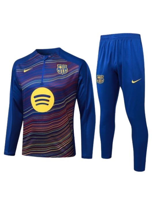 BARCELONA BLUE COLOR STRIPE TRACKSUIT 2025/2026