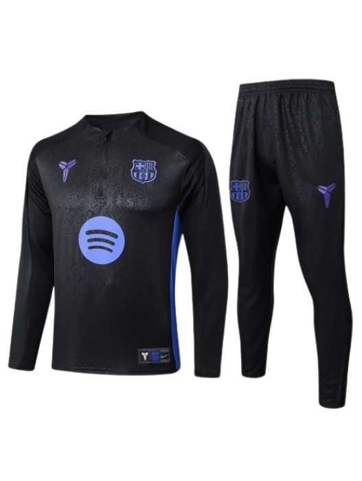 BARCELONA BLACK TRACKSUIT 2025/2026 – PLAYER VERSION