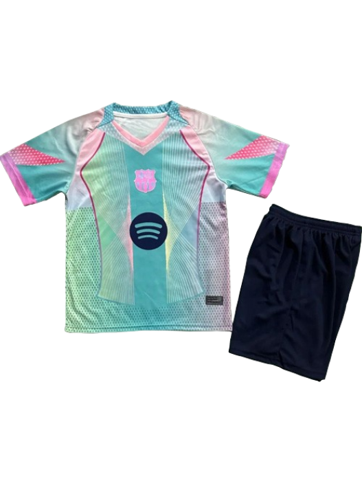 BARCELONA SPECIAL EDITION BLUE KIDS JERSEY 2025/2026