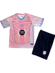 BARCELONA SPECIAL EDITION PINK KIDS JERSEY 2025/2026