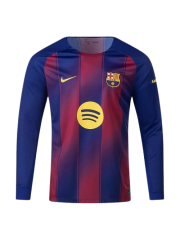 BARCELONA LONG SLEEVE HOME JERSEY 2025/2026