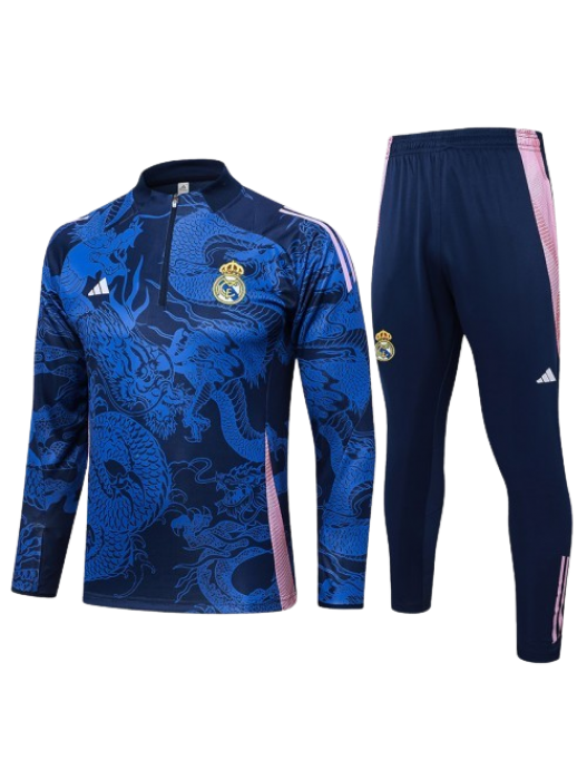 REAL MADRID BLUE TRACKSUITS 2024/2025 - PLAYER