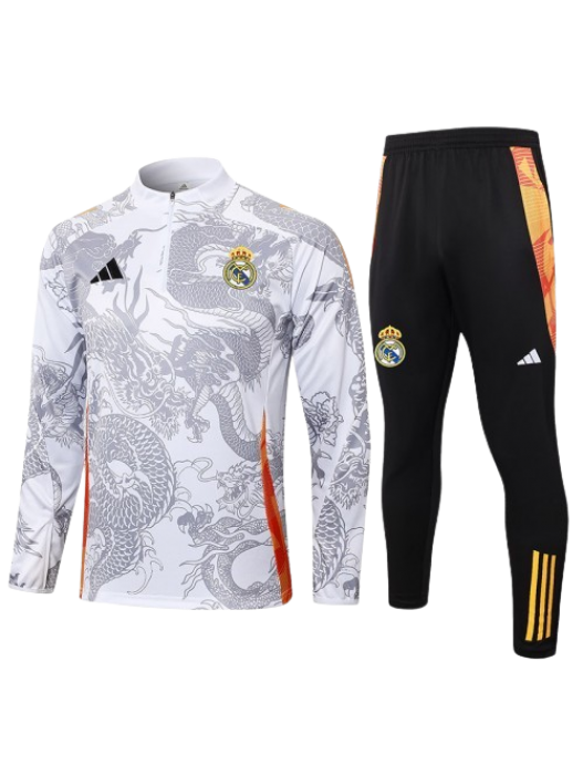 REAL MADRID WHITE TRACKSUITS 2024/2025 - PLAYER