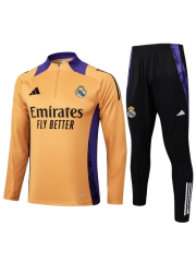 REAL MADRID YELLOW TRACKSUIT 2024/2025