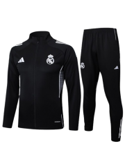 REAL MADRID BLACK JACKET SUIT 2025/2026
