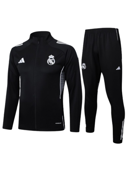 REAL MADRID BLACK JACKET SUIT 2025/2026