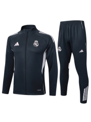 REAL MADRID DARK GRAY JACKET SUIT 2025/2026
