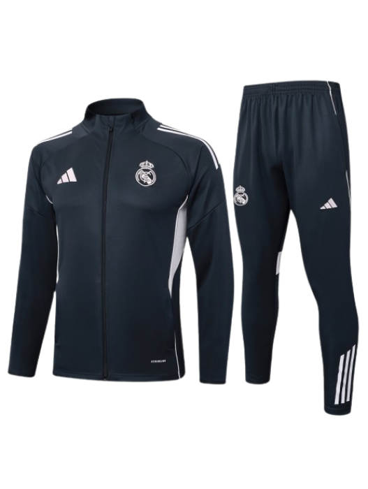 REAL MADRID DARK GRAY JACKET SUIT 2025/2026