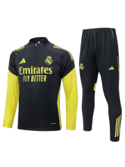 REAL MADRID DARK GRAY YELLOW TRACKSUIT 2025/2026