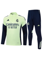 REAL MADRID KIDS LIGHT GREEN TRACKSUIT 2025/2026