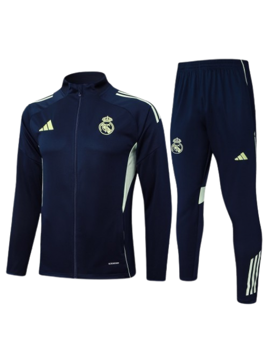 REAL MADRID NAVY BLUE JACKET SUIT 2025/2026