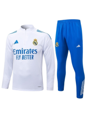 REAL MADRID WHITE BLUE TRACKSUIT 2025/2026