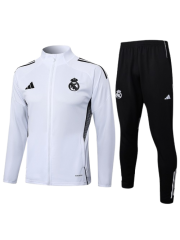 REAL MADRID WHITE JACKET SUIT 2025/2026