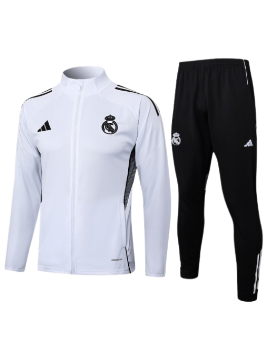 REAL MADRID WHITE JACKET SUIT 2025/2026
