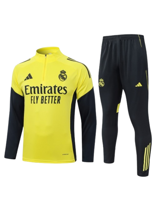 REAL MADRID YELLOW TRACKSUIT 2025/2026