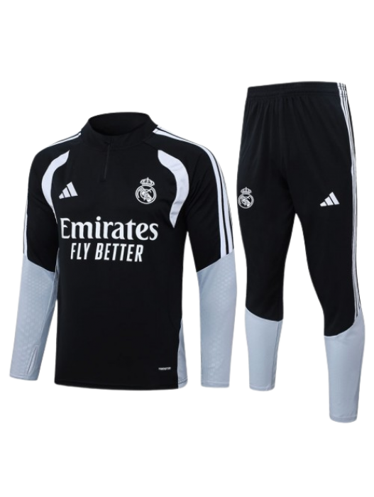 REAL MADRID BLACK TRACKSUIT 2026/2027