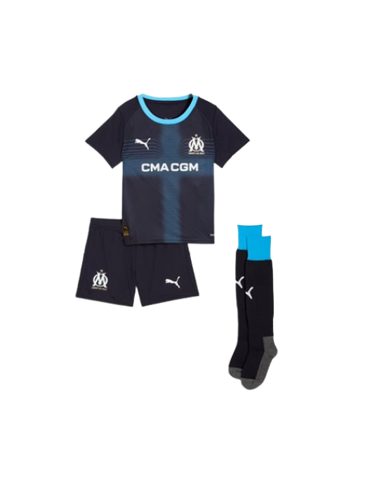 OLYMPIQUE MARSEILLE KIDS AWAY KIT 2025/2026