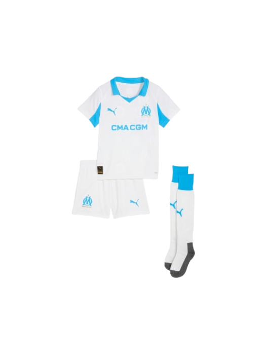 OLYMPIQUE MARSEILLE KIDS HOME KIT 2025/2026