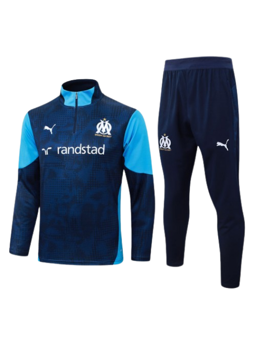 OLYMPIQUE MARSEILLE NAVY BLUE TRACKSUIT 2025/2026