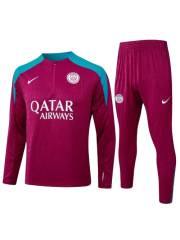 PARIS SAINT GERMAIN PINK RED TRACKSUITS 2024/2025 - PLAYER