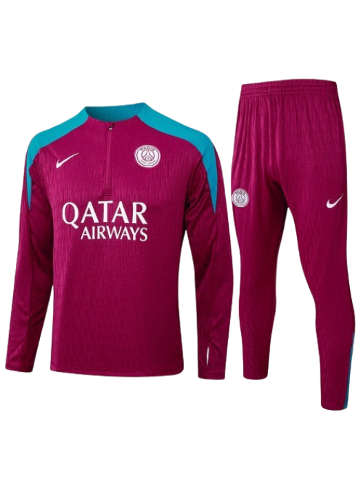 PARIS SAINT GERMAIN PINK RED TRACKSUITS 2024/2025 - PLAYER