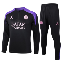 PARIS SAINT GERMAIN KIDS BLACK TRACKSUITS 2024/2025