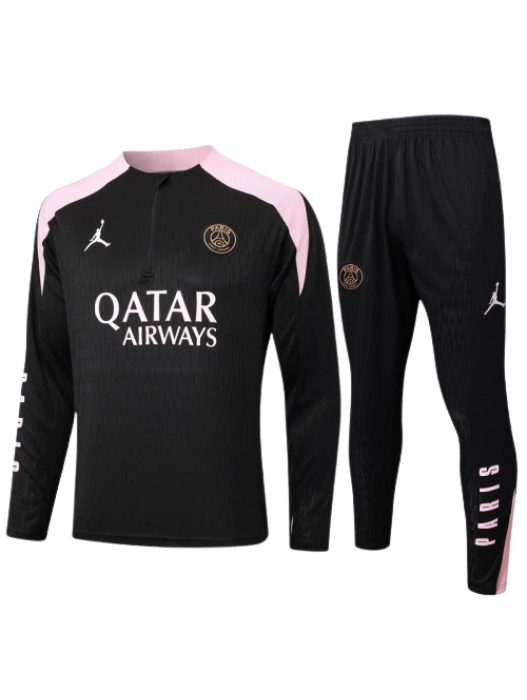 PARIS SAINT-GERMAIN BLACK TRACKSUIT 2024/2025 - PLAYER