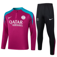 PARIS SAINT GERMAIN PINK RED TRACKSUITS 2024/2025