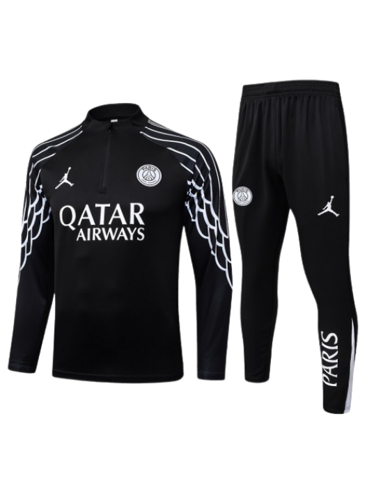 PARIS SAINT GERMAIN BLACK TRACKSUIT 2025/2026