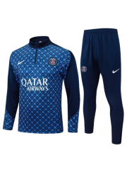 PARIS SAINT GERMAIN BLUE PLAID TRACKSUIT 2025/2026