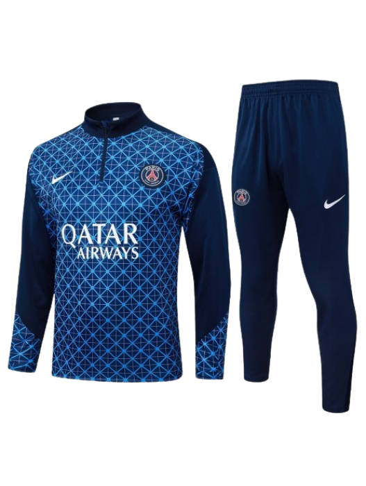 PARIS SAINT GERMAIN BLUE PLAID TRACKSUIT 2025/2026