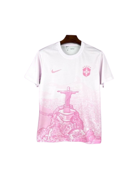 BRAZIL CONCEPT JERSEY 2025 – CHRIST REDEEMER PINK EDITION