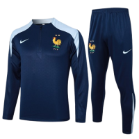 FRANCE NAVY BLUE TRACKSUITS 2024/2025