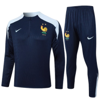 FRANCE NAVY BLUE TRACKSUITS KITS 2024/2025 - PLAYER