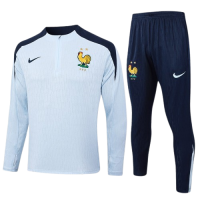 FRANCE WHITE TRACKSUITS KITS 2024/2025 - PLAYER