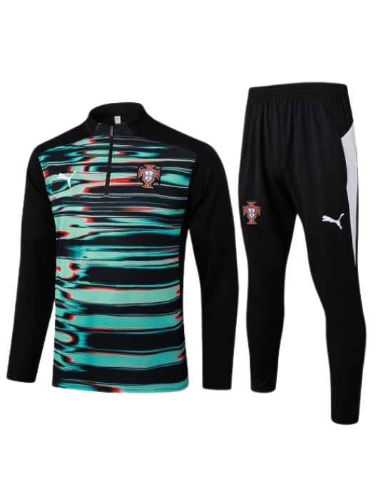 PORTUGAL BLACK GREEN TRACKSUIT 2025/2026