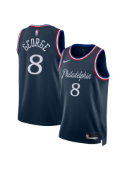 PHILADELPHIA 76ERS 2025/26 CITY EDITION SWINGMAN JERSEY – NAVY – PAUL GEORGE