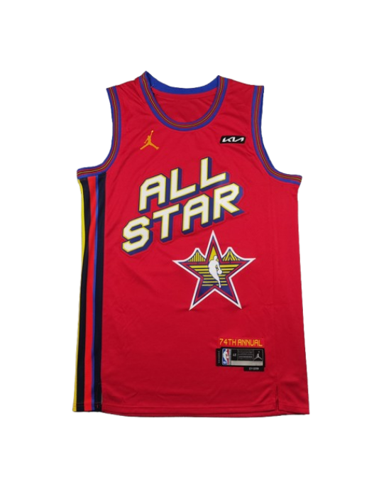 ALL STAR 2025 SWINGMAN JERSEY - RED - VICTOR WEMBANYAMA