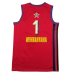 ALL STAR 2025 SWINGMAN JERSEY - RED - VICTOR WEMBANYAMA