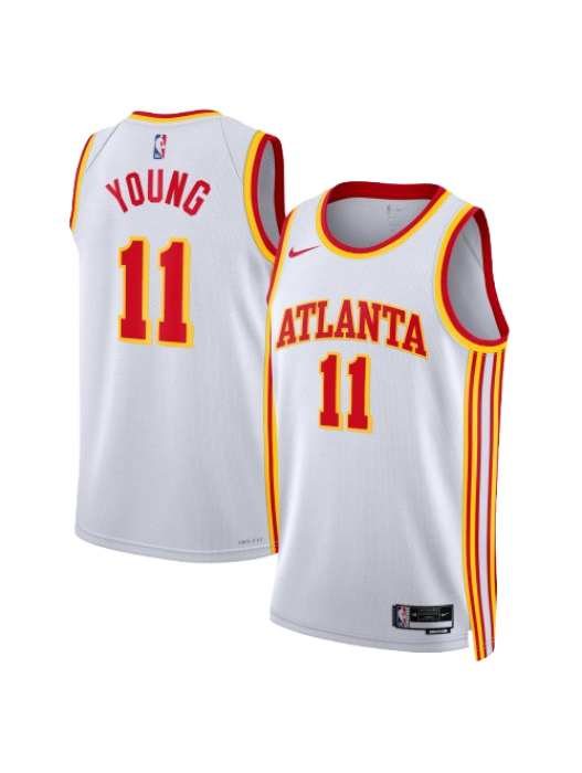 ATLANTA HAWKS ASSOCIATION EDITION SWINGMAN JERSEY – WHITE – TRAE YOUNG