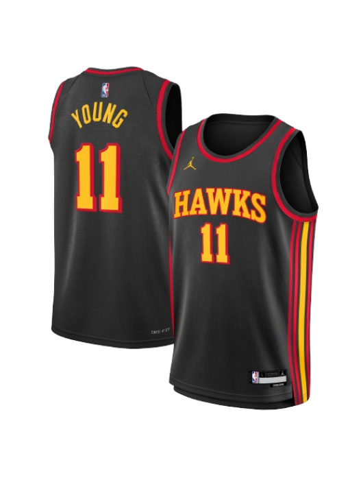ATLANTA HAWKS STATEMENT EDITION SWINGMAN JERSEY – RED – TRAE YOUNG
