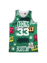 BOSTON CELTICS Slap Sticker Jersey  LARRY BIRD 1985-86